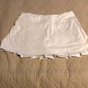 Lululemon white pacesetter skirt